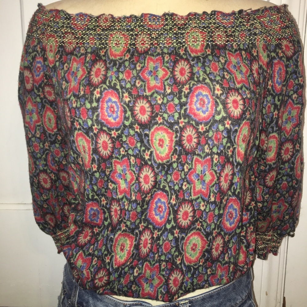 Free People Off Shoulder Shirt